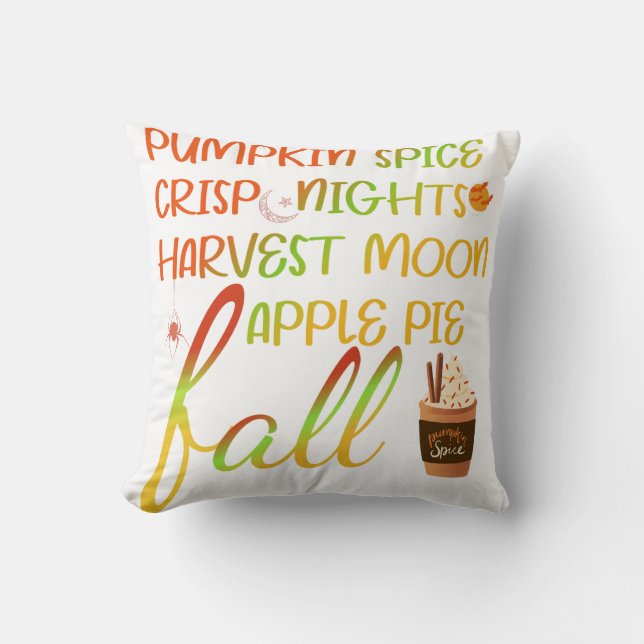 Harvest Måne Magic Fall T-shirt Kudde (Framsida)