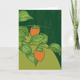 Harvest Måne Persimmons Kort