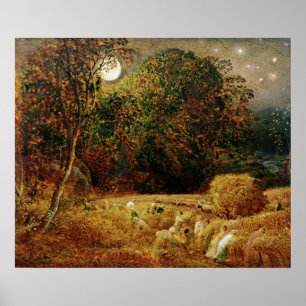 Harvest Måne Poster
