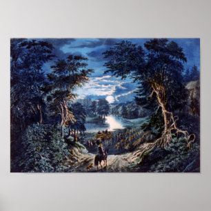 Harvest Måne Poster Skriv ut