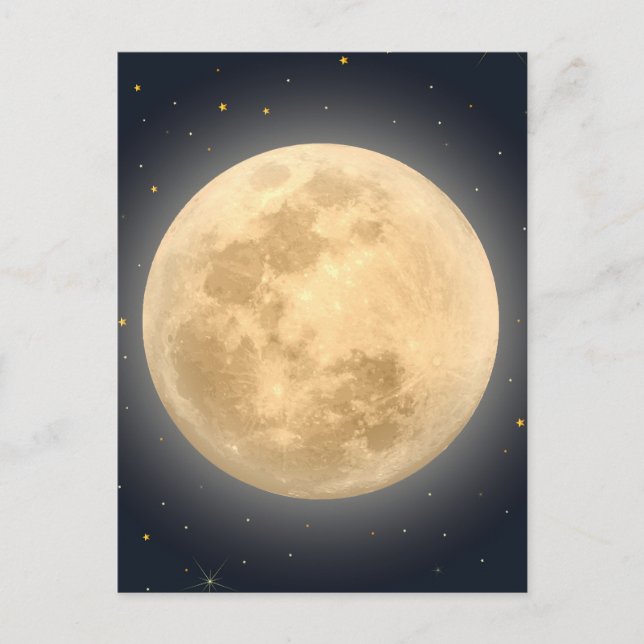 Harvest Måne Vykort (Framsida)