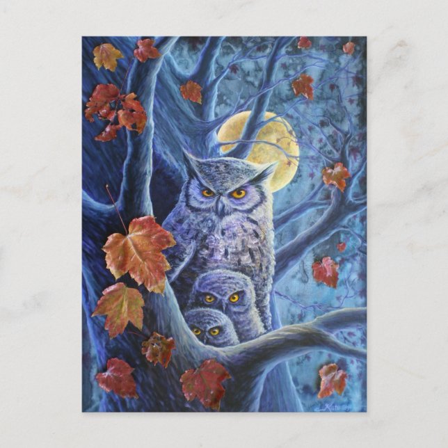 Harvest Måne Vykort (Framsida)