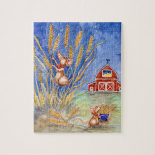 "Harvest Mice" 110-Biet Jigszons Puzzle Pussel