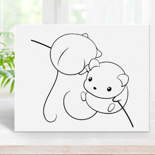 Harvest Mouse, Pair of Mce Coloring Page Poster