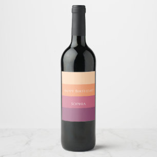 Harvest Palette- Vinflaska Etikett