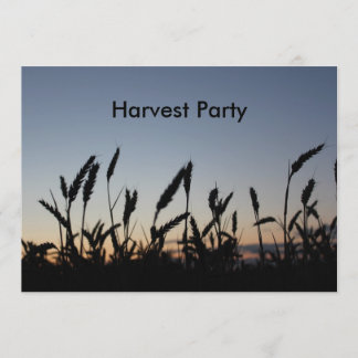 Harvest Party inbjudan