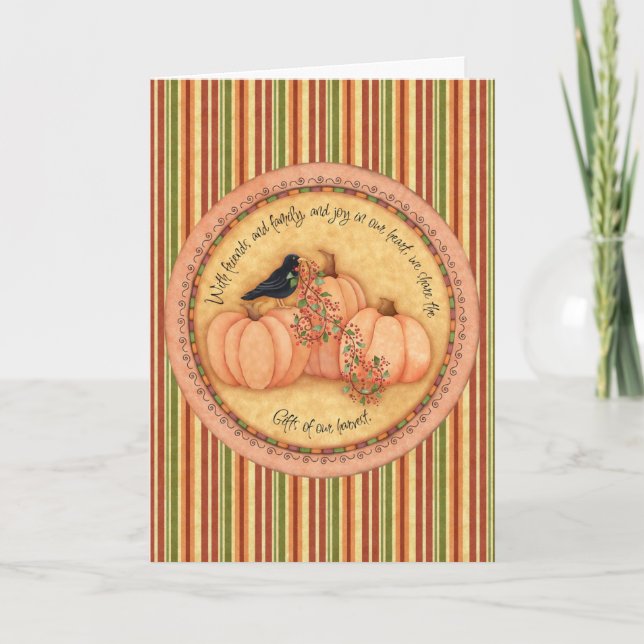 Harvest Round om Helgkort (Framsida)