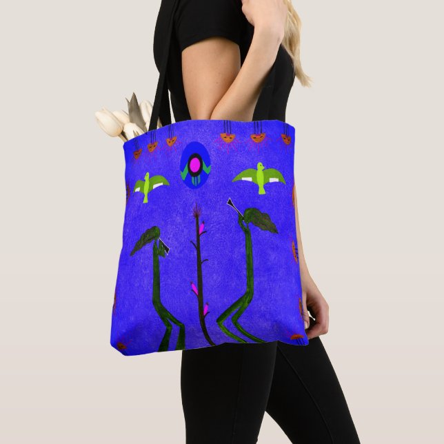 Harvest Sång Tote Bag Tygkasse (Närbild)