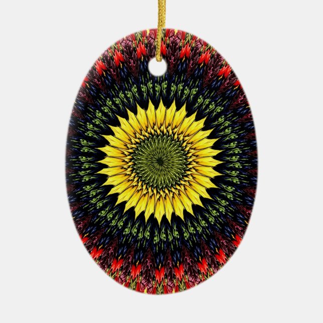 Harvest Solros Ornament (Framsidan)