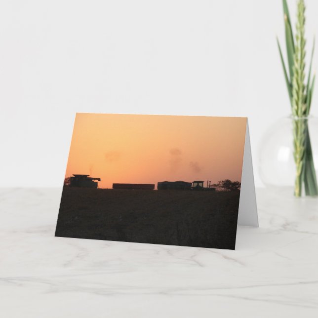 Harvest Sunset Kort (Framsida)