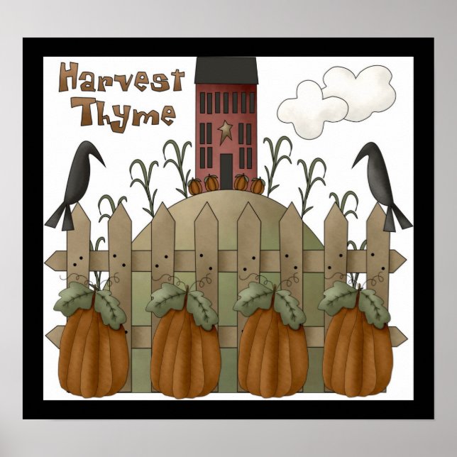 Harvest Thyme Print Poster (Framsidan)