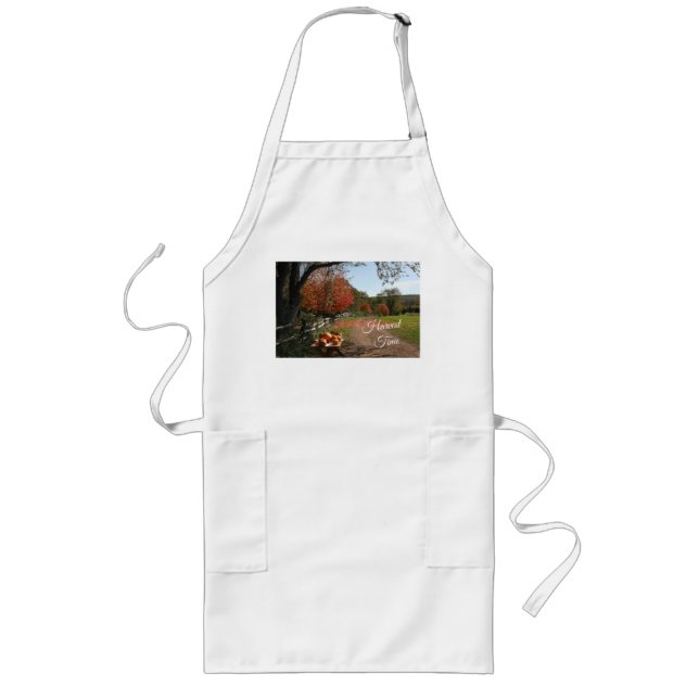 Harvest Time Apron Långt Förkläde (Framsidan)
