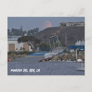 Harvest Toppen Måne - Marina Del Rey, CA Vykort