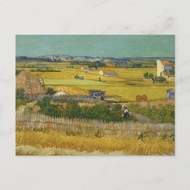Harvest Vincent van Gogh Vykort (Framsida)