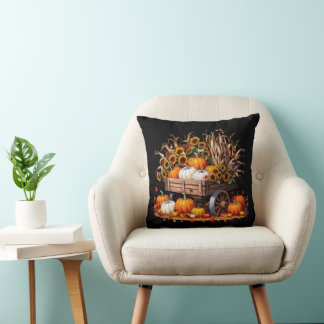 Harvest Wagon Pumpkins | Fyll fyllning Kudde