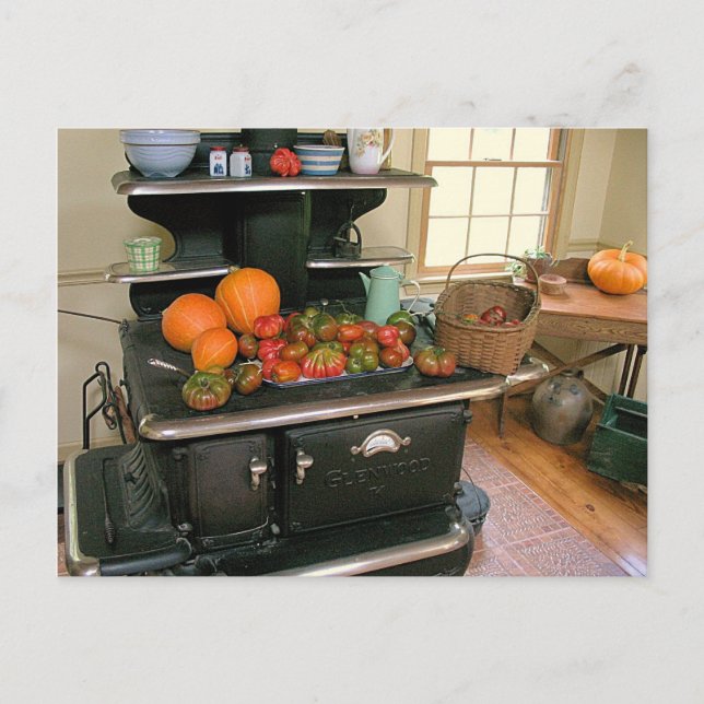 Harvest Wood Stove Vykort (Framsida)
