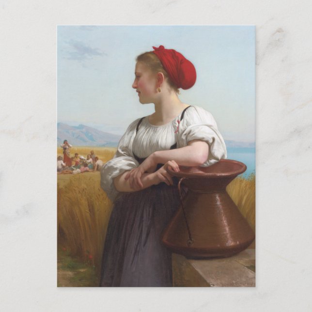 Harvester av Bouguereau Vykort (Framsida)