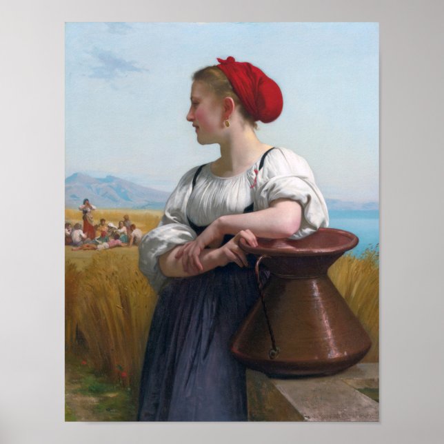 Harvester Bouguereau Poster (Framsidan)