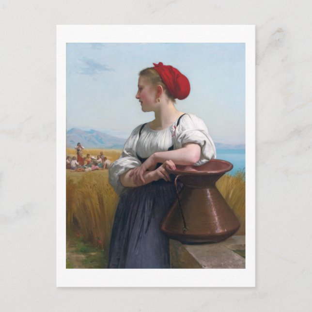 Harvester Bouguereau Vykort (Framsida)