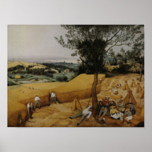 Harvesteren vid Bruegel fläderen - affisch