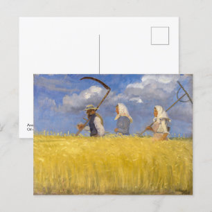 Harvesters   Anna Ancher   Vykort