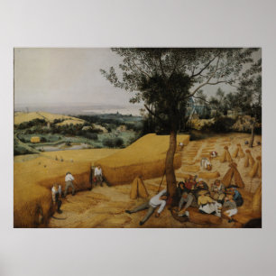 Harvesters av Pieter Bruegel the Elder Poster