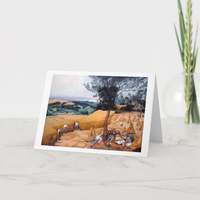 Harvesters, Pieter Bruegel Kort (Framsida)