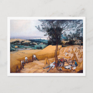 Harvesters, Pieter Bruegel Vykort