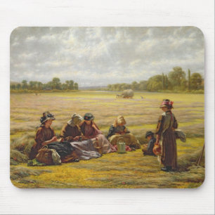 Harvesters som vilar i solen, Berkshire, 1865 Musmatta