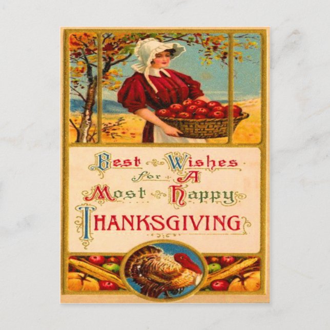 Harvesting Apples Vykort (Framsida)