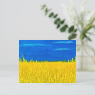 "Harvesting Democracy" vycard Vykort