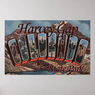 Harvey Gap delstatspark, Colorado Poster