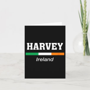 Harvey Irish Family Namn St patricks day Ireland F Kort