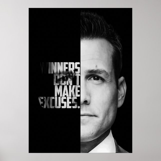 Harvey Specter-citat Poster (Framsidan)