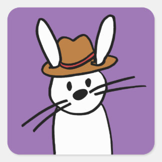 Harvey Stickers Fyrkantigt Klistermärke