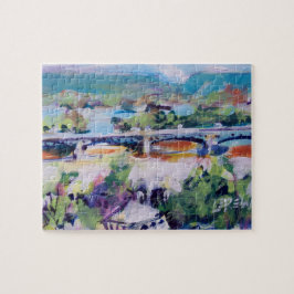 Harvey Taylor Bridge / Konstnär Larry Lerew Pussel