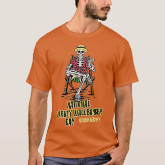 "Harvey Wallbanger Day Drinking Beach Ske" T Shirt