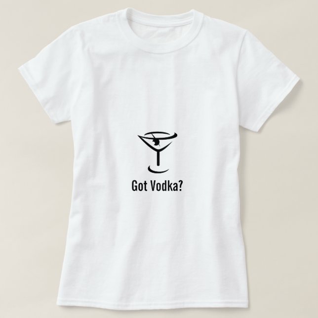 HarVodkakvinna utslagsplats T-shirt (Design framsida)