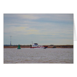 Harwich Haven lotsbåt Hälsningskort