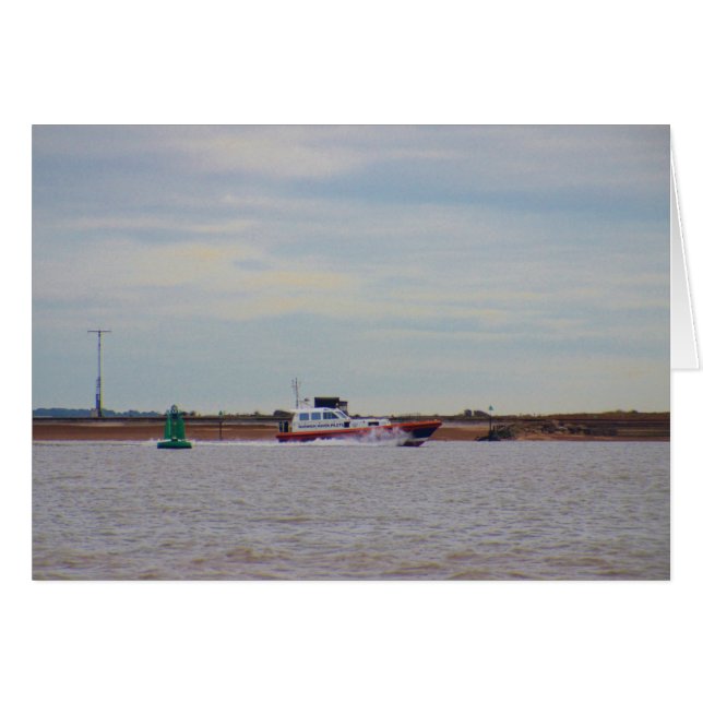 Harwich Haven lotsbåt Hälsningskort (Framsidan Horizontal)