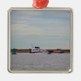 Harwich Haven lotsbåt Julgransprydnad Metall