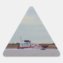 Harwich Haven lotsbåt Triangelformat Klistermärke