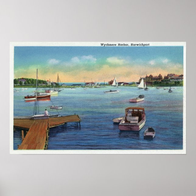 Harwichport Wychmere Harbour Poster (Framsidan)