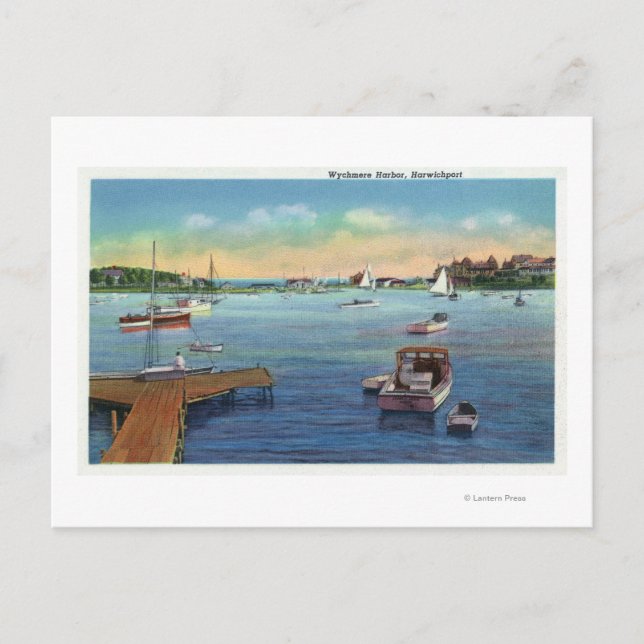 Harwichport Wychmere Harbour Vykort (Framsida)