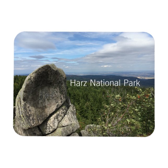 Harz Tyskland Magnet (Horisontell)