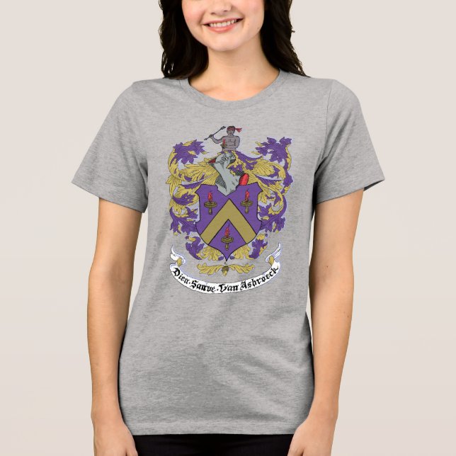 Hasbrouck Coat of Arms Tee Shirt (Framsida)