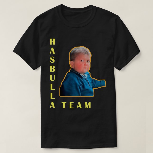 Hasbulla Team Pullover Hoodie T Shirt (Design framsida)