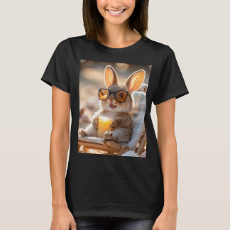 Hase in der Sonne mit Urlaubsfeeling T Shirt