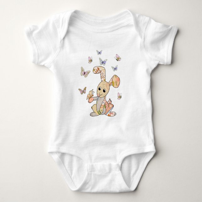 Hase und Schmetterlinge T Shirt (Framsida)