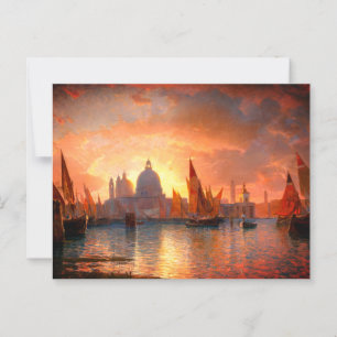 Haseltins Santa Maria della Salute, Sunset: Vykort